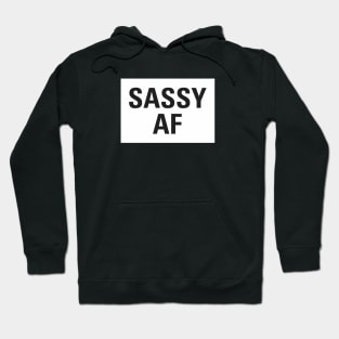 Vintage Retro Sassy AF Aesthetics Streetwear Hoodie